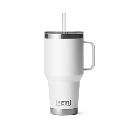 Rambler 35 oz Tumbler with Handle and Straw Lid