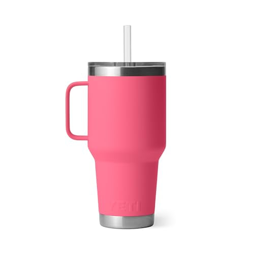 Rambler 35 oz Tumbler with Handle and Straw Lid