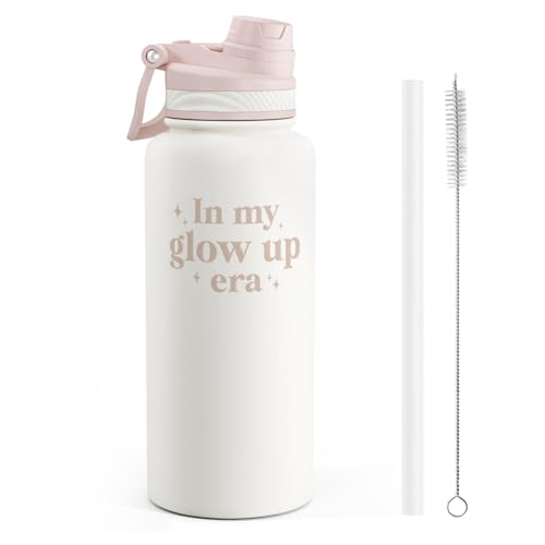 Inspiration Stainless Steel Water Bottle with Strap 32oz