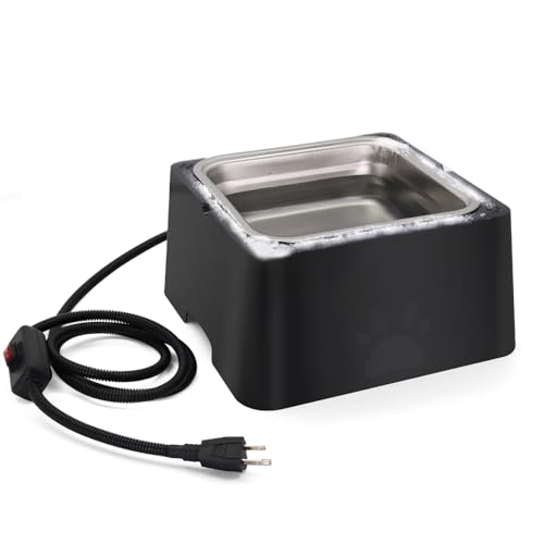 Large Heated Water Bowl for Outdoor Pets