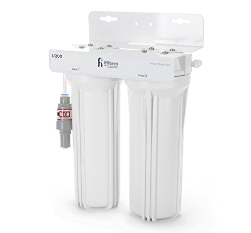 2 Stage 0.5 Micron Under Sink Drinking Water Filtration System