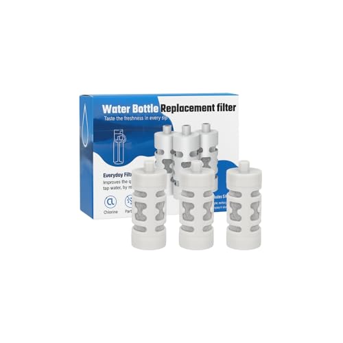 Activated Carbon Water Filter Replacement Compatible with Philips GoZero Everyday Water Bottle (3 Count)