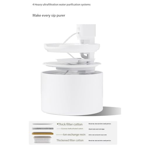 Cordless Ceramic Cat Water Fountain 78oz (78 Fl Oz)