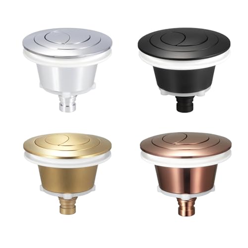 Toilet Push Button Replacement 2Pcs Dual Flush Push Button Toilet Cistern Replacement 20mm 40mm 50mm 60mm Aperture Push Button Toilet Flush Button Toilet Acc