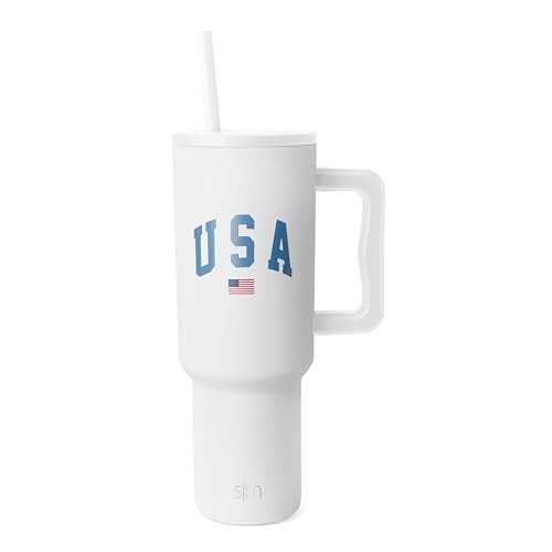 40 oz Tumbler with Handle and Straw Lid
