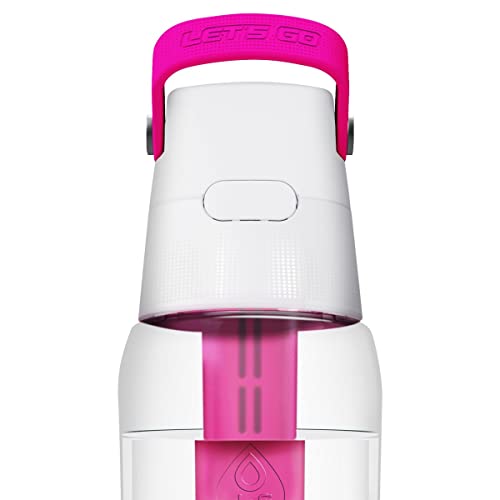 Filtered Water Bottle with Straw 24 oz