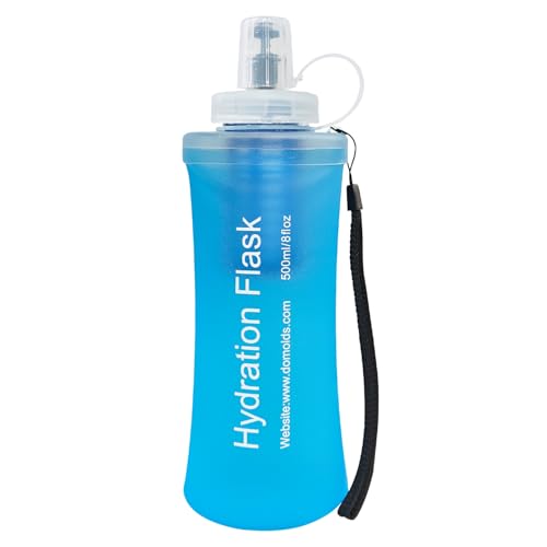 Collapsible Water Bottle with Filter for Travel Hiking Camping 500ML