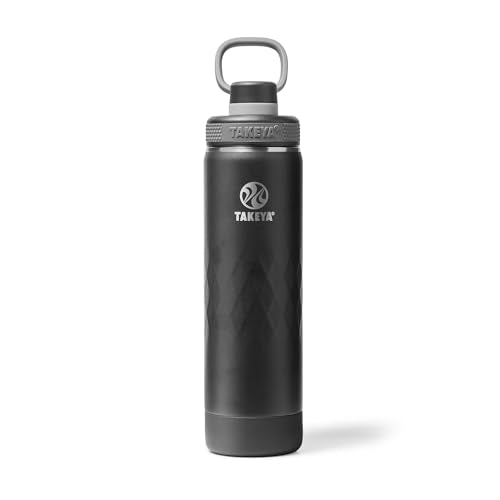 Sport Triple Insulated Water Bottle with Spout Lid and Ice Blocker