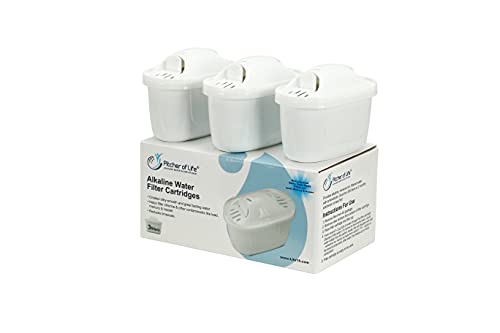 Pitcher of Life Alkaline Pitcher Replacement Water Filters (3 Count)