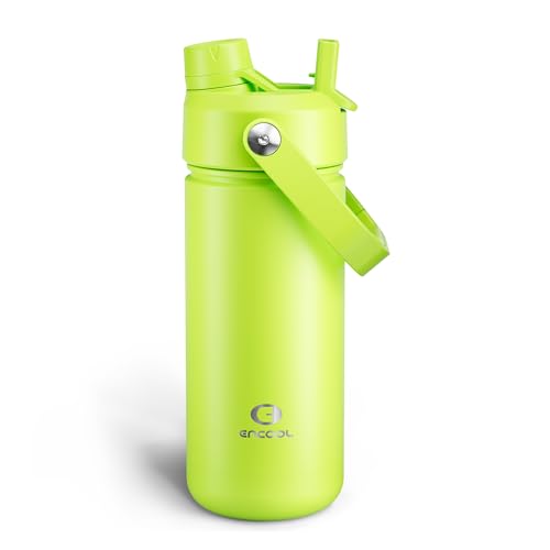 Insulated Water Bottle with Straw Stainless Steel Water Bottle