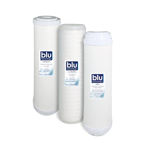 GoBluTech 10 Inch RV Water Filter Recharge Pack for AR3 XLT