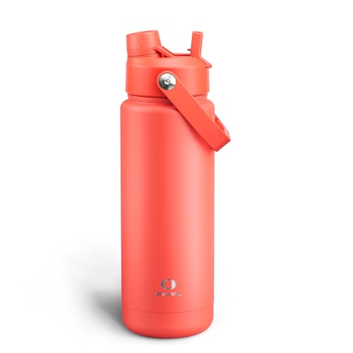 Insulated Water Bottle with Straw Stainless Steel Water Bottle