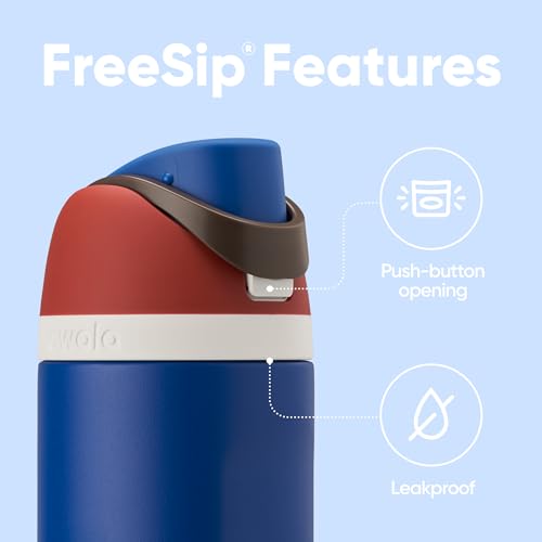 Marvel FreeSip Stainless Steel Water Bottle 24 oz Captain America