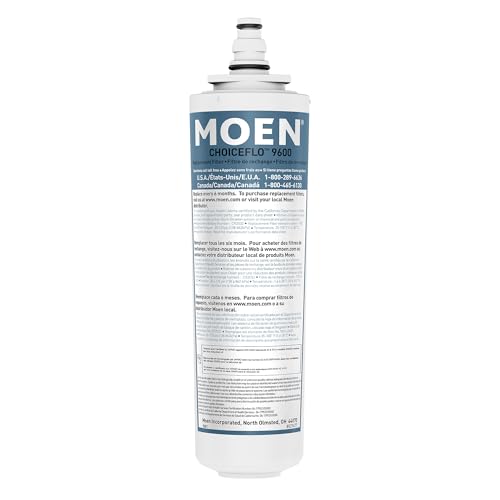 9601 ChoiceFlo Replacement Water Filter Compatible with Moen Sip Filtered Kitchen Faucets