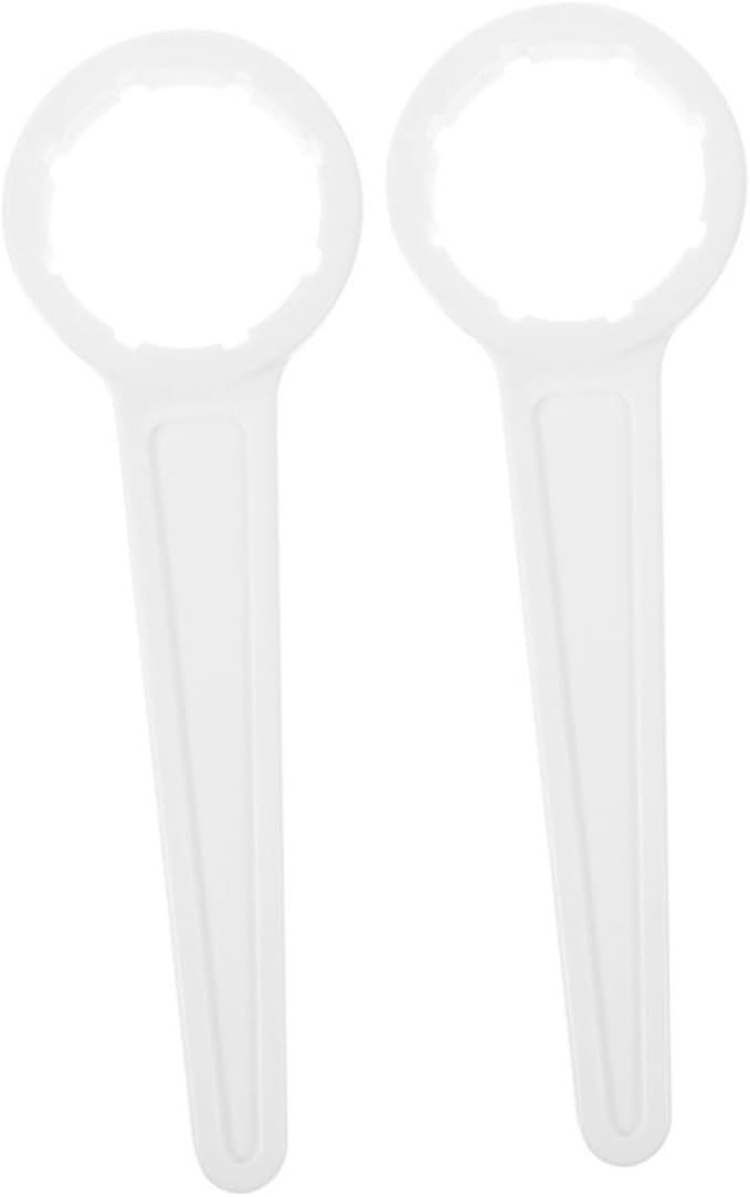2pcs Adjustable Water Filter Wrench for Whole House Systems Plastic Bung Tool for Tightening and Removal Lightweight and User-friendly Design for Home and Rv Water Filtration