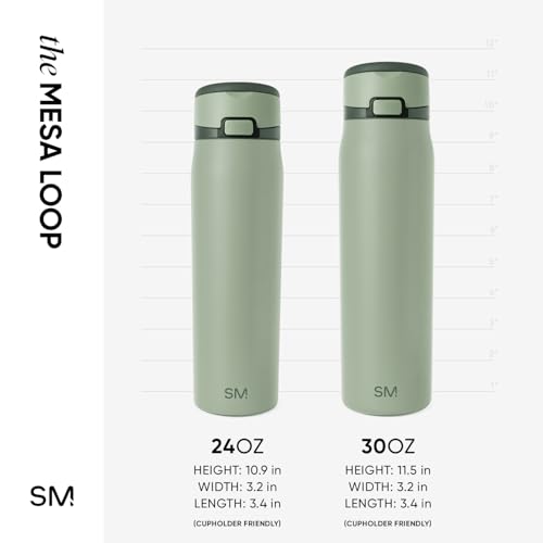 Water Bottle with Straw & Handle