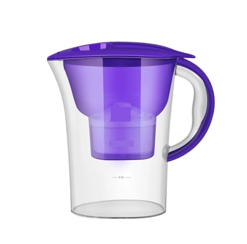 2.5L Household Alkaline Water Filter Pitcher with Universal Filter Portable Plastic Water Pitcher Water Filter Kettle Activated