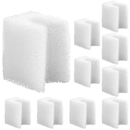 10 Pack Underwater Filter Foam Pads Compatible with Fluval U1 (10 Count)