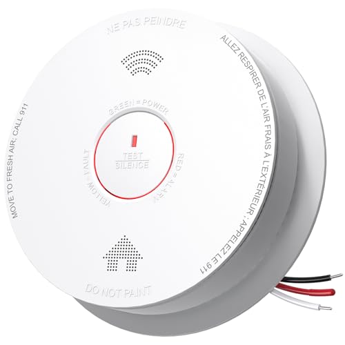 Siterlink Hardwired Smoke Detector and Carbon Monoxide Detector 1 Pack