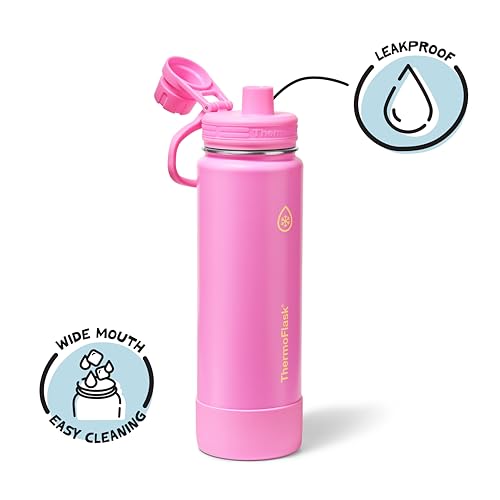 Insulated Water Bottle with Spout Lid