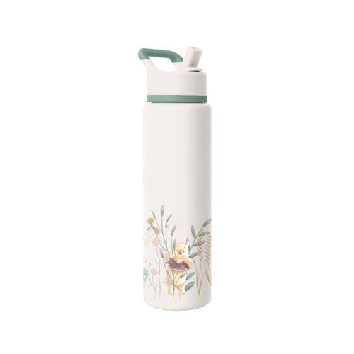 Disney Winnie the Pooh Water Bottle with Straw