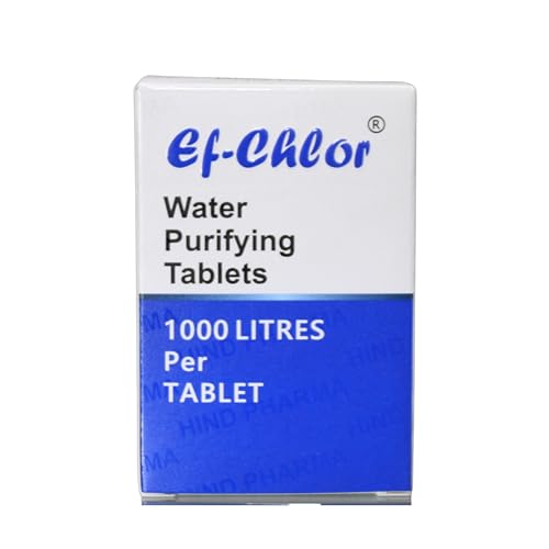 Overhead & Underground Water Tank Purification Tablets 4gm for 5280 Gallons Water Jar of 20 Tablets 3 Years Shelf Life 1 Tablet Purify 264 Gallons Water (20 Count)
