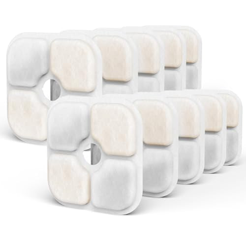 10 Pack Cat Water Fountain Filters (10 Count)