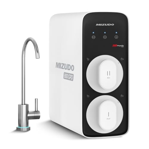 MlZUDO Megaflo Mini 800GPD Reverse Osmosis Water Filtration System