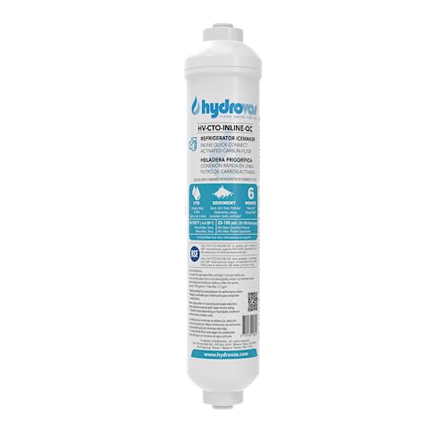 Inline Water Filter for Refrigerator