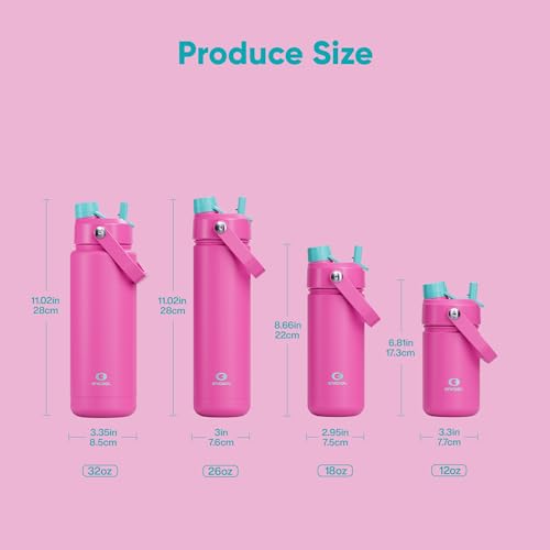 Kids Insulated Water Bottle with Straw