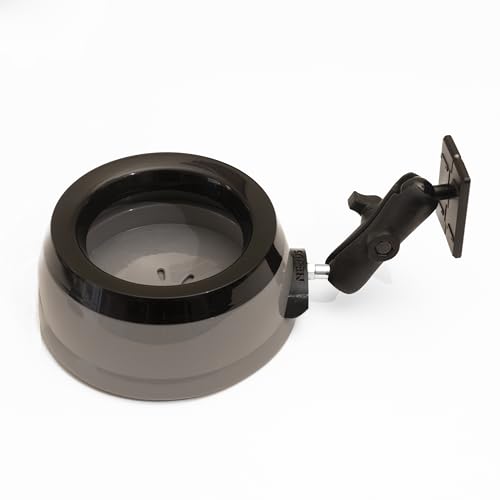 Splashless Pet Water Bowl with 1" Ball Mount for Campervans