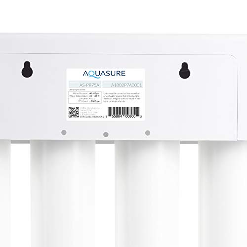 32 000 Grains Whole House Water Softener Bundle with 75 GPD Reverse Osmosis RO Filtration System