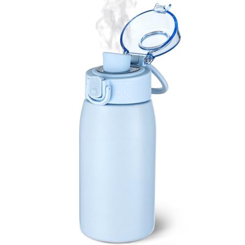 Insulated Water Bottle 12 oz with Dustproof Lid