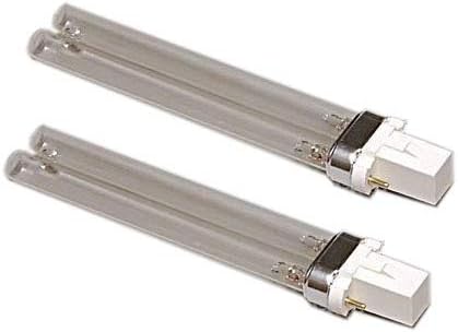 CNZ 7 Watts G23 Base UV-C Germicidal Ultraviolet Light Bulb Qty 2