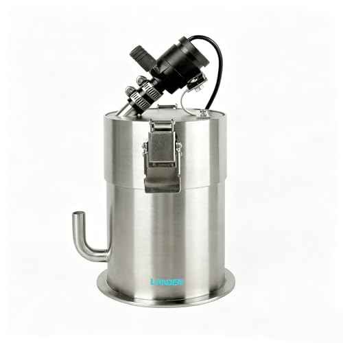 Aquarium External Stainless Steel Canister Filter Kit for 15Gal Tank