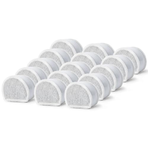 15 Count Replacement Carbon Filters Compatible with PetSafe Drinkwell Filters