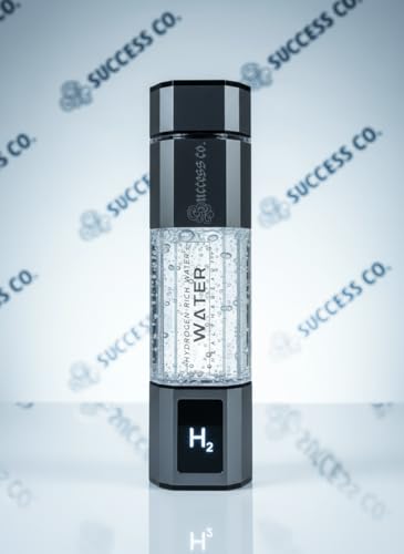 Success Co Hydrogen Water Bottle in Metallic Grey