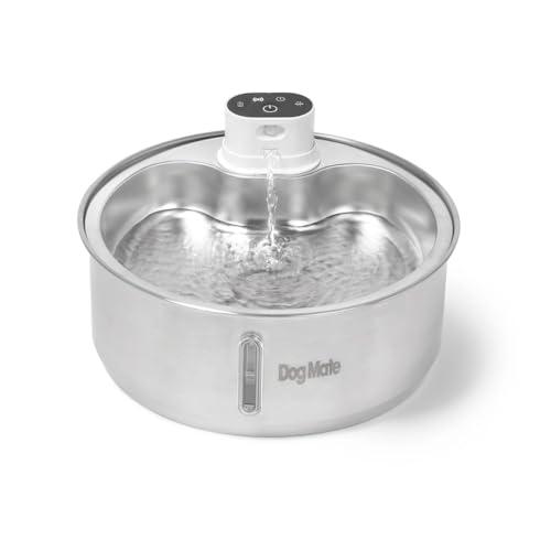 8 Liter Stainless Steel Dog Water Fountain