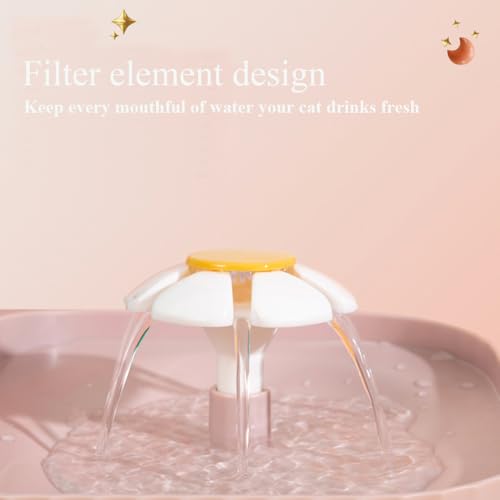 Cat Water Fountain and Stainless Steel Food Bowl (900 Gram)