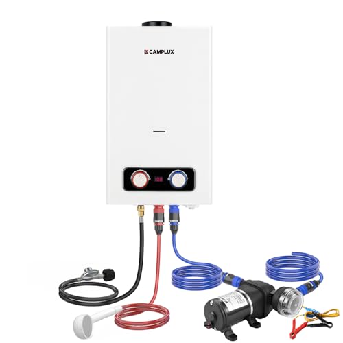 CAMPLUX Portable Propane Water Heater 2.64 GPM