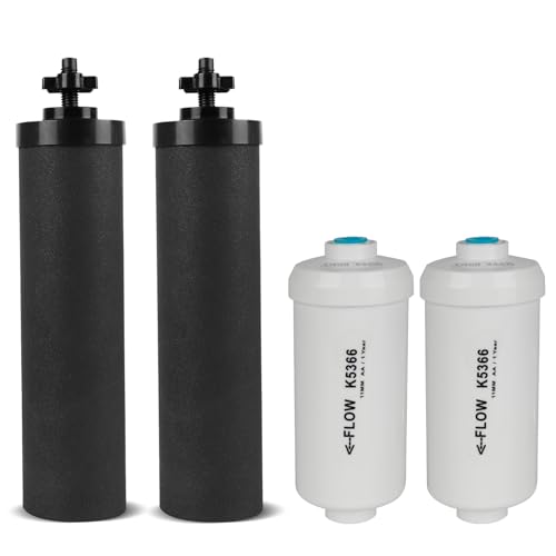 Water Filter Replacement for Berkey® and K5366 Fluoride Filters (4 Count)