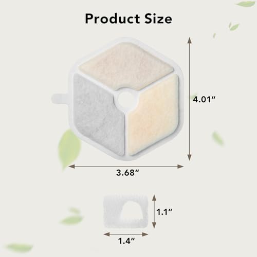 3 PCS Official Filters & Sponges for 152oz (3 Count)