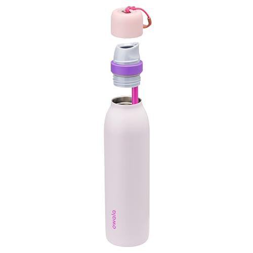 FreeSip Twist Stainless Steel Water Bottle 24 oz Dreamy Field