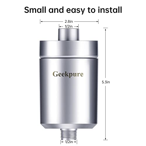 5 stage Shower Filter Reduces Chlorine Odor Rust