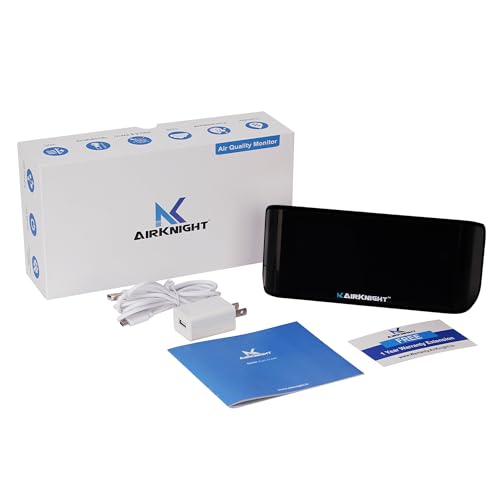 AirKnight Premium Indoor Air Quality Monitor Indoor & Air Quality Sensor. VOC Detector