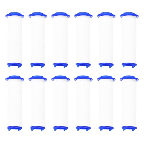 12 Pcs Shower Head Filter 2.8 Inch PP Cotton Filter Cartridge Replacement High
