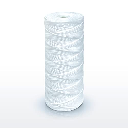 High Capacity Wound String 5 Micron Sediment Water Filter Cartridge 10” x 4.5” Removes Sand