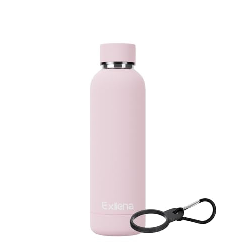 Slim Insulated Water Bottles for Travel 18oz with Clip