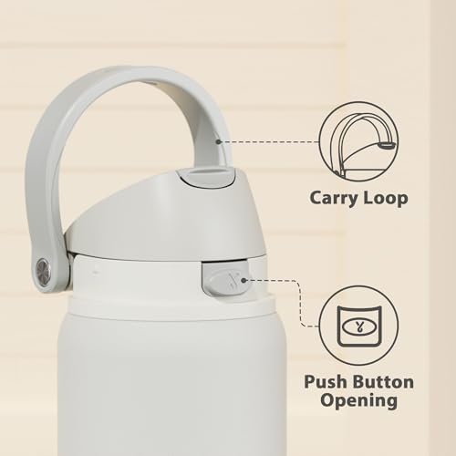 32 oz Insulated Water Bottle with Straw