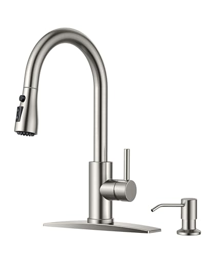 Kitchen Faucet with Soap Dispenser